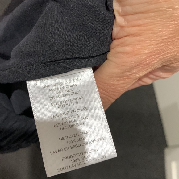 Equipment black silk culottes size M - suitable for AU10/12 - Picture 3 of 3